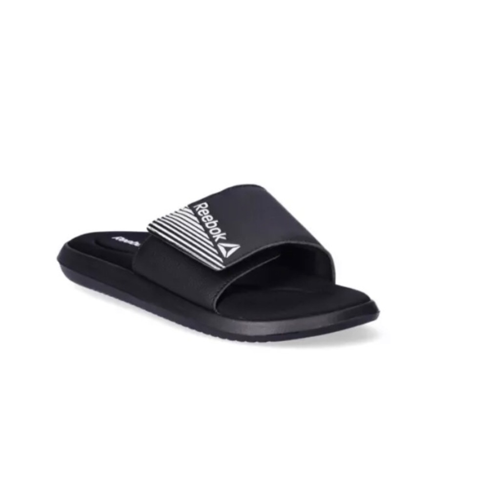 Reebok Women’s Sandals Sport Light Weight Slides Memory foam Size 7 Black ($)